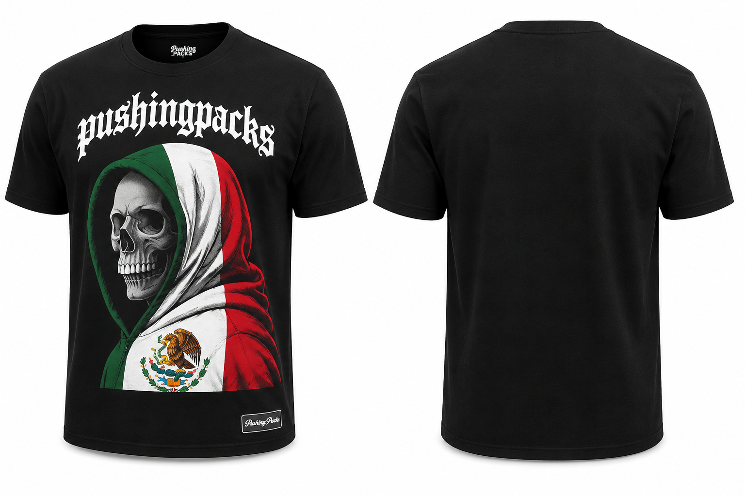 Pushing Packs Santa Muerte shirt