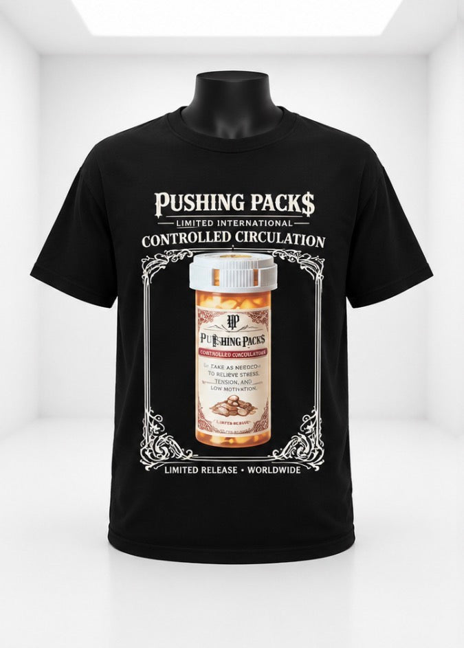 Pushing Packs Medicine Shirt ￼