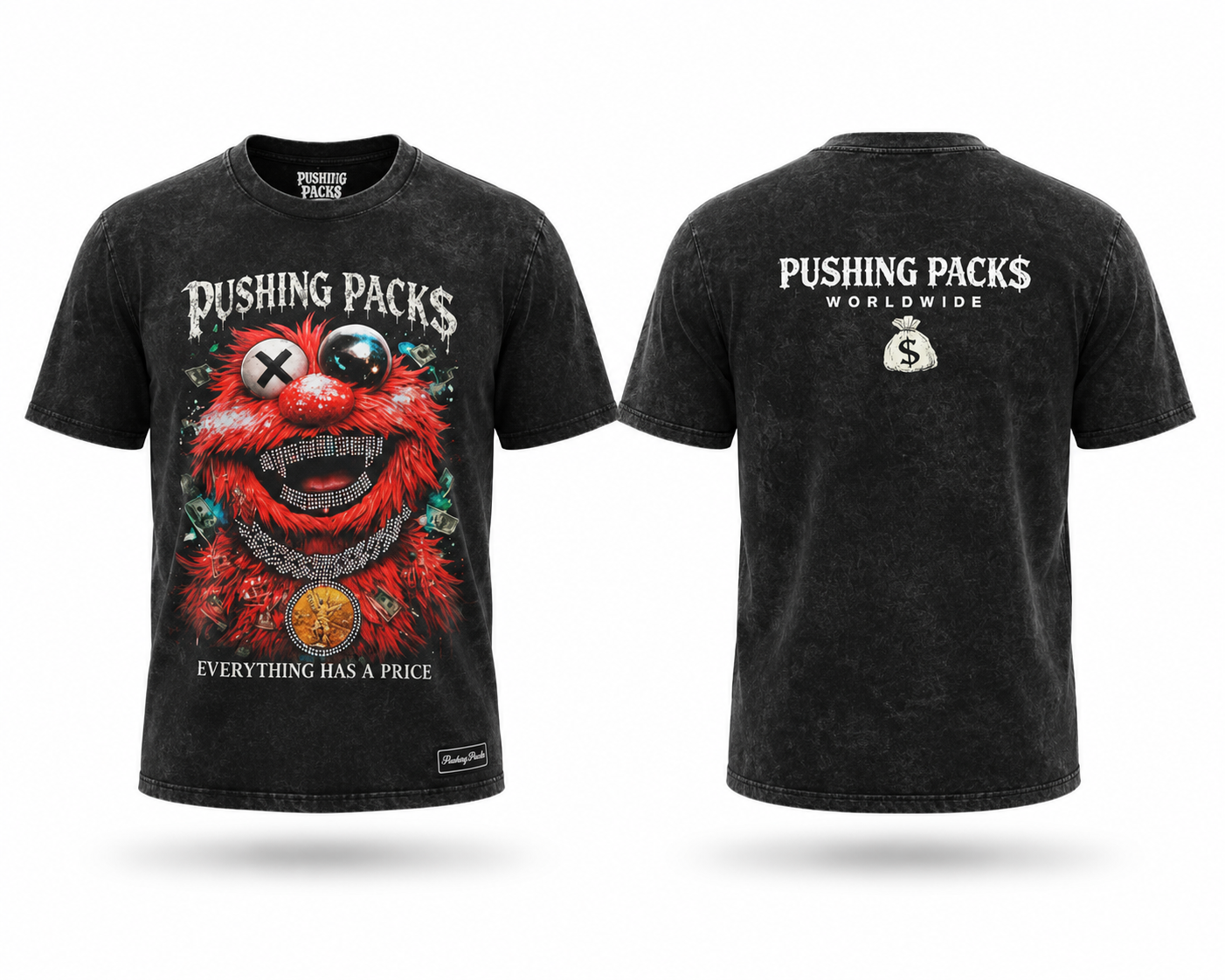 Elmo Pushing Pack Shirt